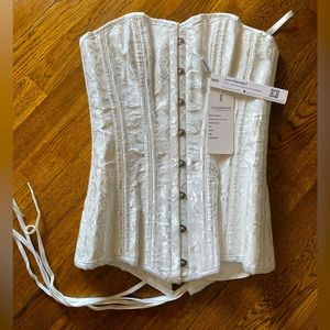 Charmaine brand new size small corset white